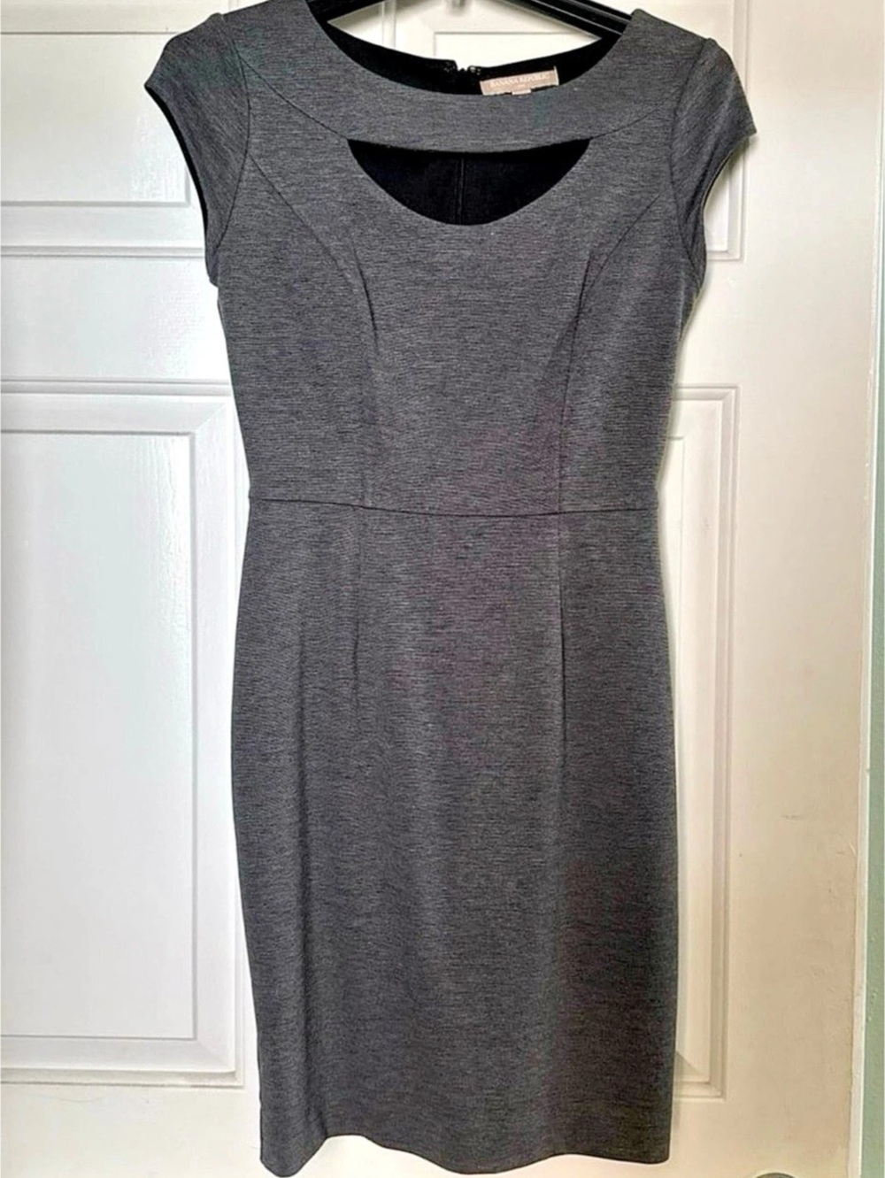 Banana Republic knee length Dress in Gray Size  0